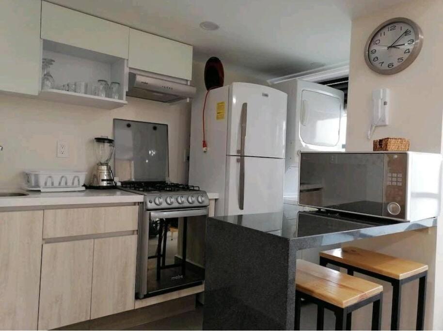 Downtown Depto Con Terraza Privada Apartment Mexico City Luaran gambar