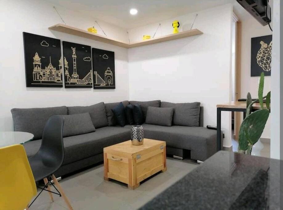 Downtown Depto Con Terraza Privada Apartment Mexico City Luaran gambar